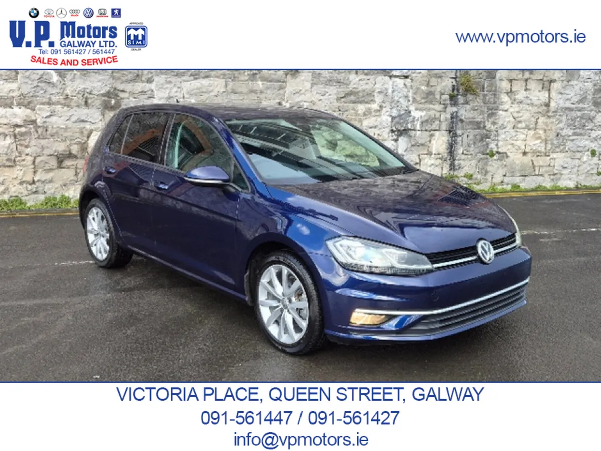 Volkswagen Golf Hatchback, Petrol, 2018, Blue