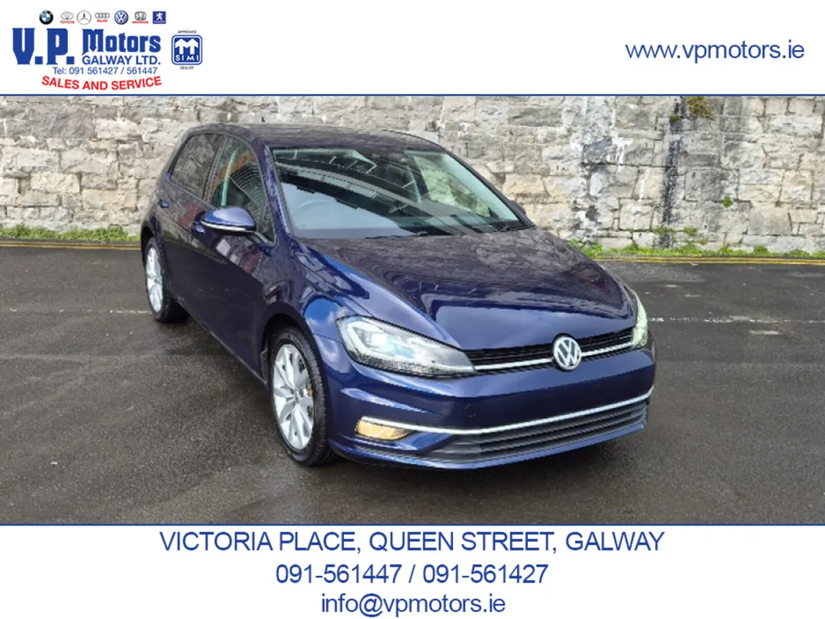 Volkswagen Golf Hatchback, Petrol, 2018, Blue