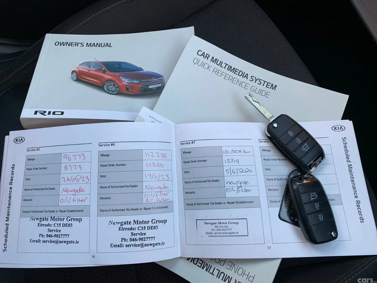 Kia Rio Hatchback, Petrol, 2020, Red