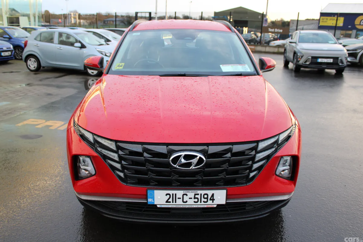 Hyundai Tucson SUV, Petrol Hybrid, 2021, Red