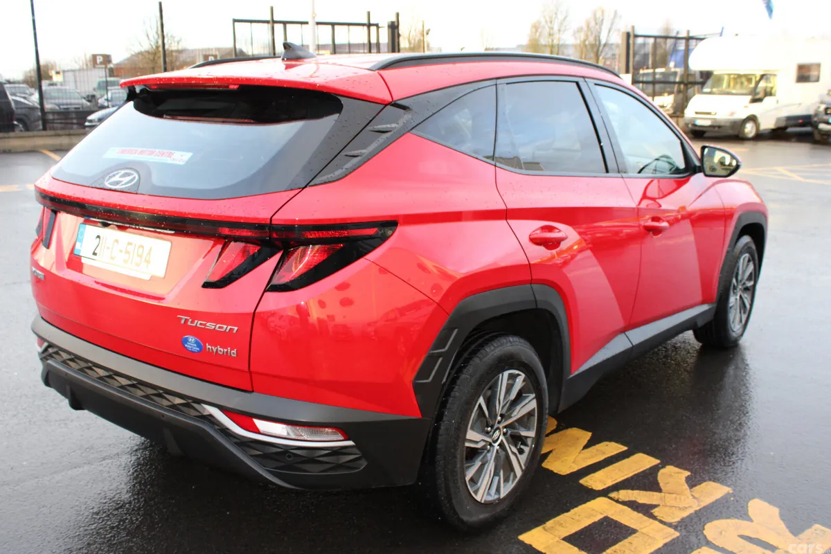 Hyundai Tucson SUV, Petrol Hybrid, 2021, Red
