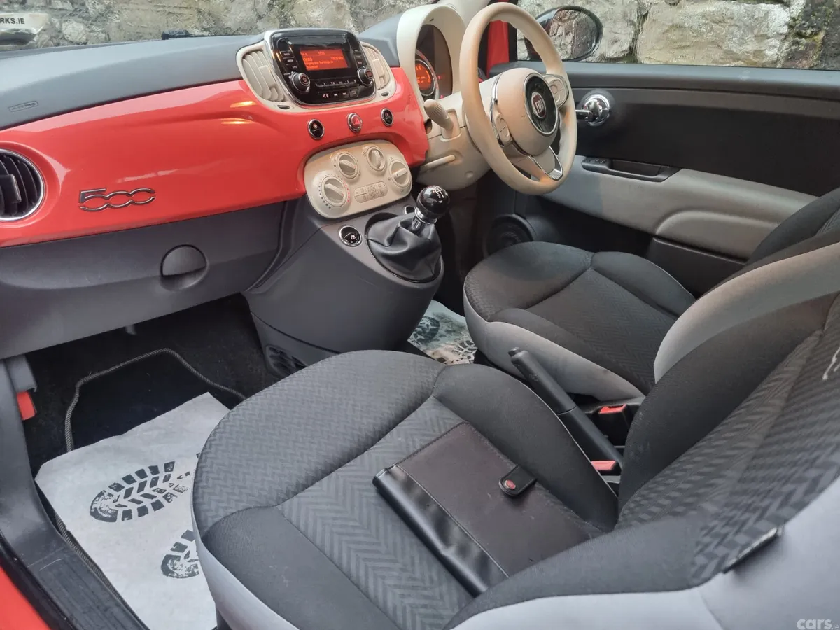 Fiat 500 Hatchback, Petrol, 2016, Pink