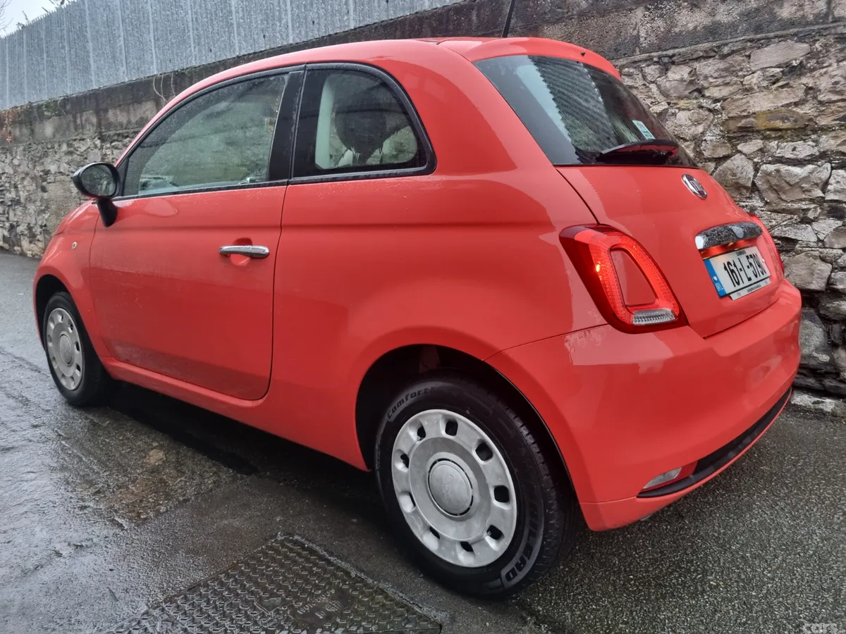 Fiat 500 Hatchback, Petrol, 2016, Pink