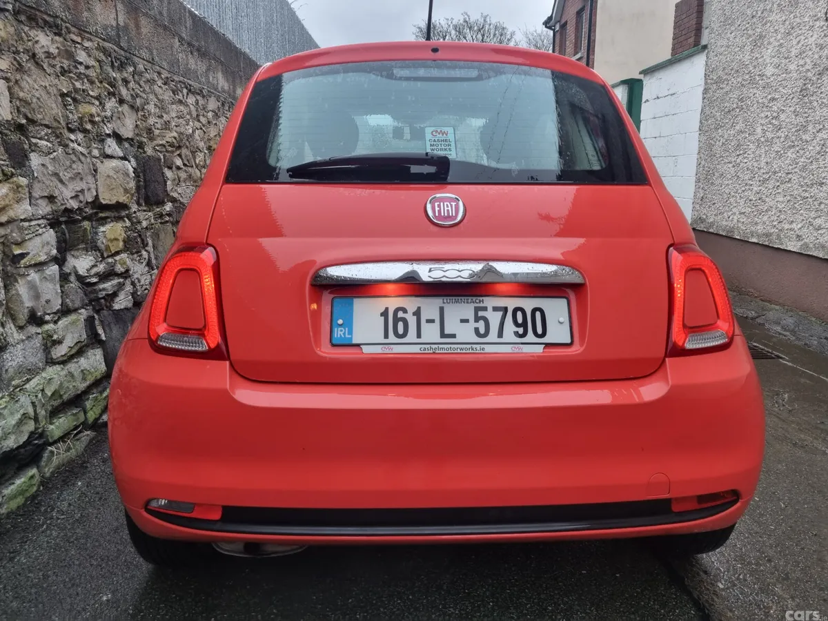Fiat 500 Hatchback, Petrol, 2016, Pink
