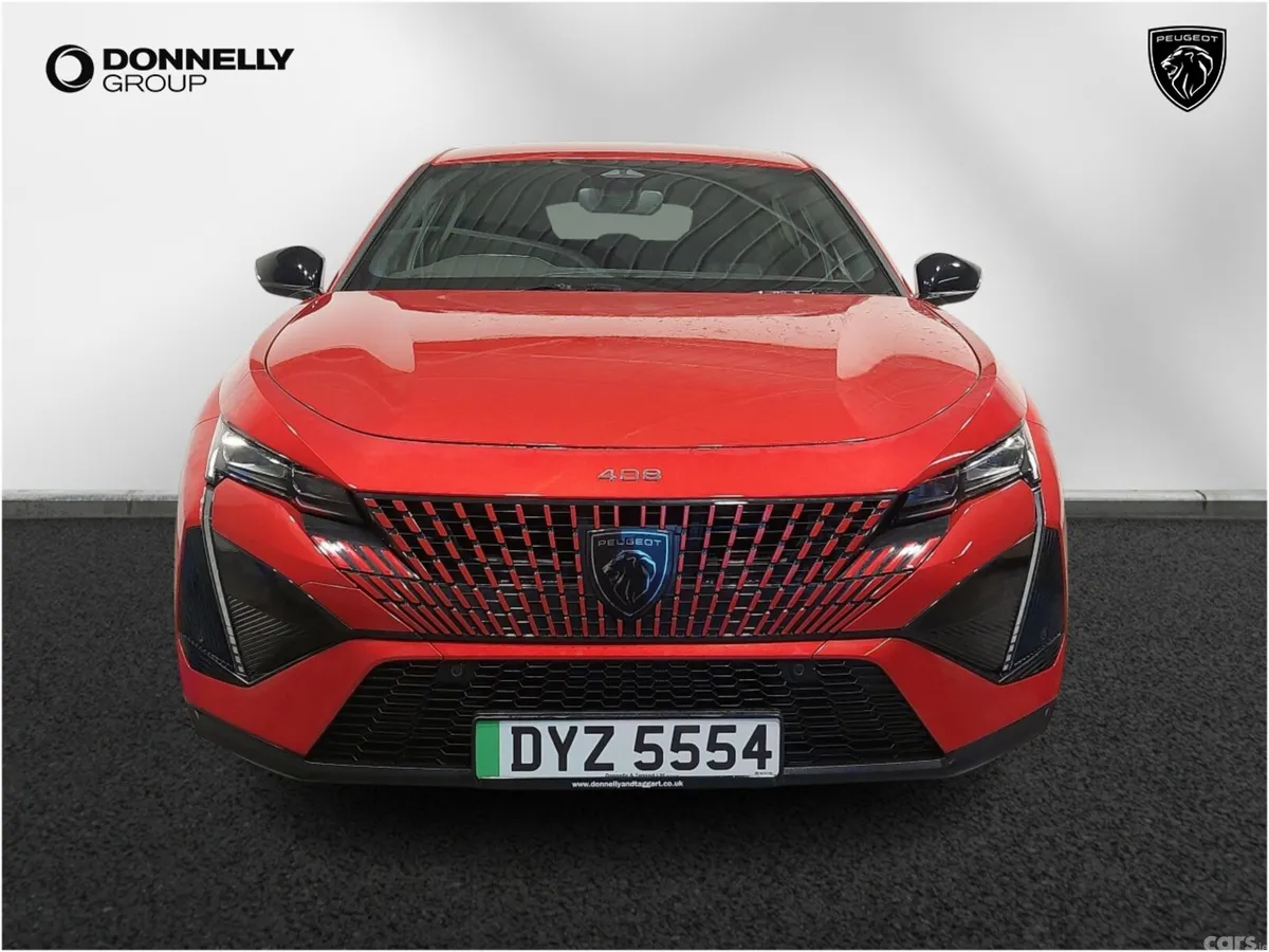 Peugeot 408 Hatchback, Electric, 2025, Red
