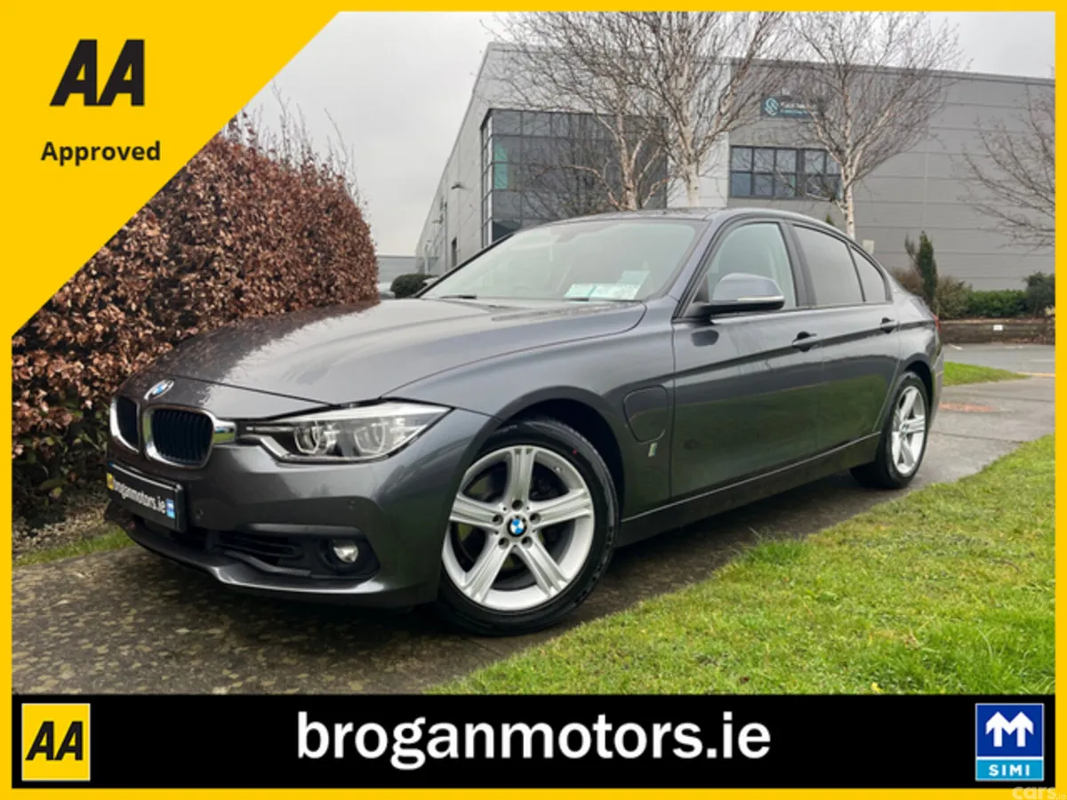 BMW 3-Series Saloon, Petrol Plug-in Hybrid, 2017, Grey
