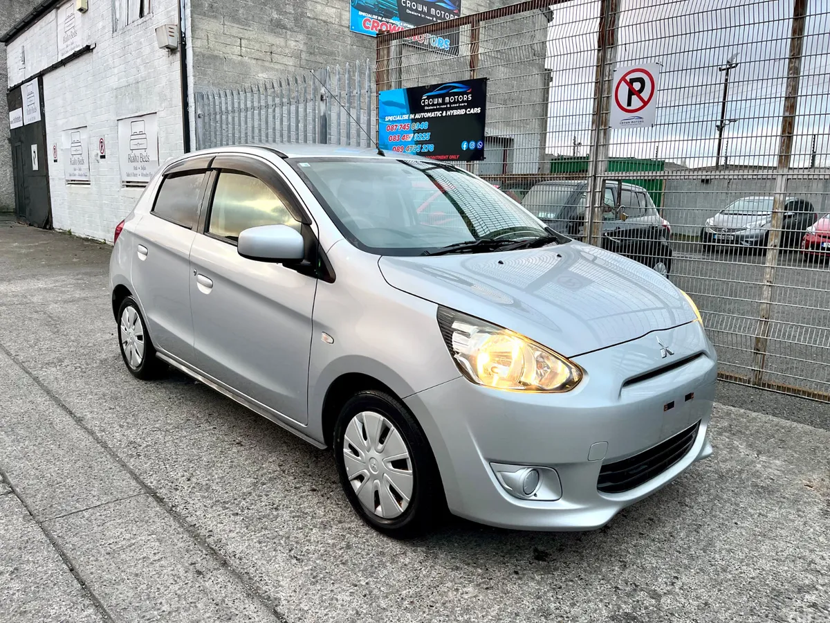 Mitsubishi Mirage Hatchback, Petrol, 2014, Silver
