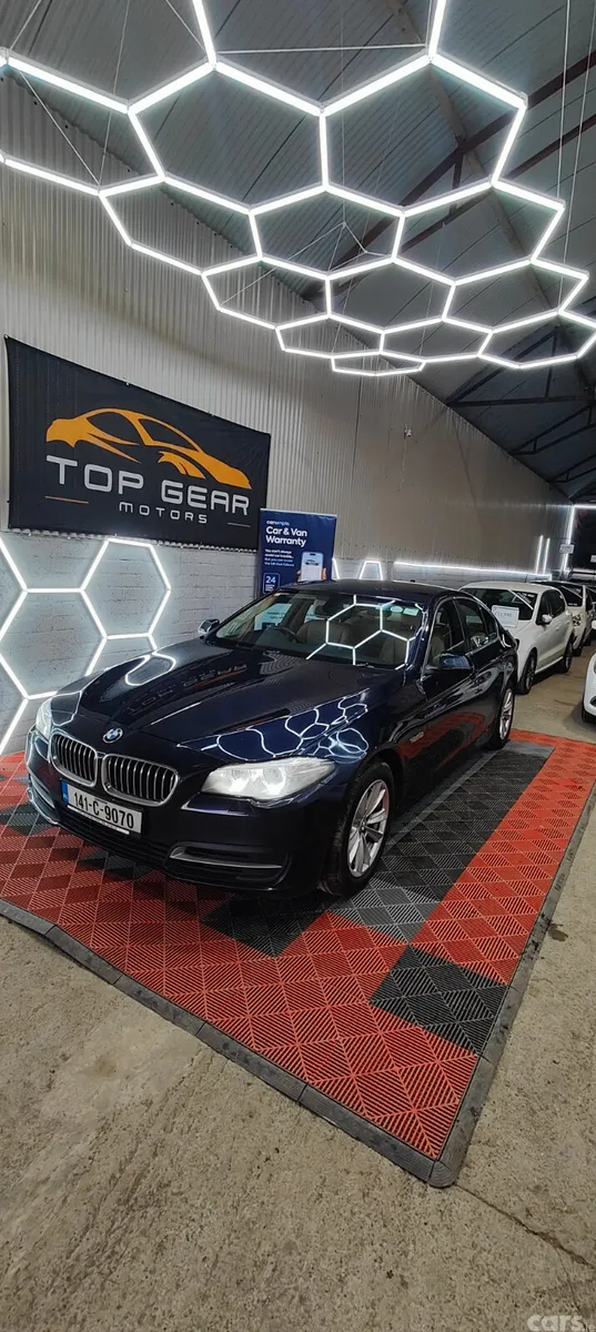 BMW 5-Series Saloon, Diesel, 2014, Blue