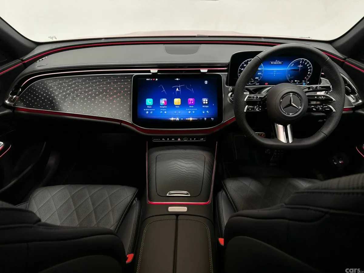 Mercedes-Benz E-Class Saloon, Petrol Plug-in Hybrid, 2026, Red