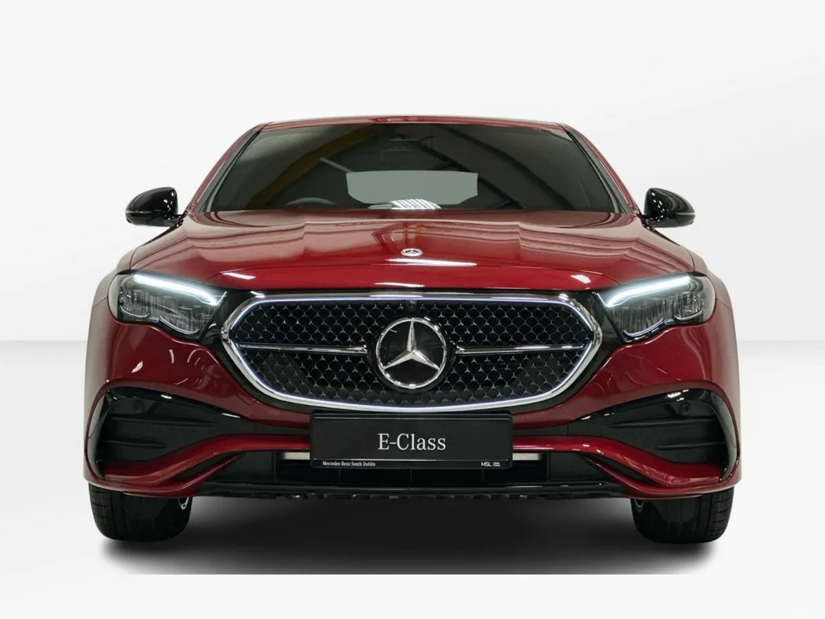 Mercedes-Benz E-Class Saloon, Petrol Plug-in Hybrid, 2026, Red
