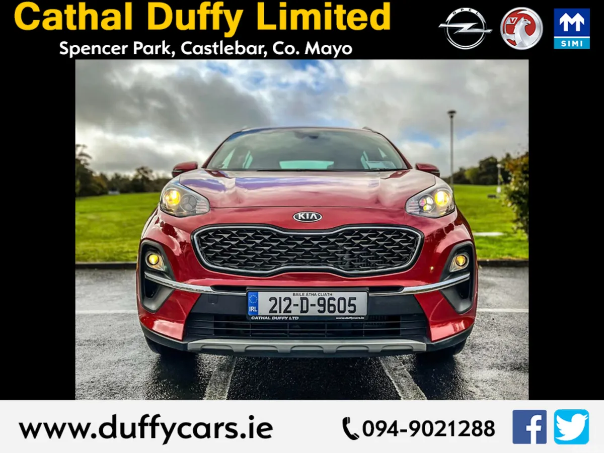 Kia Sportage MPV, Diesel, 2021, Red