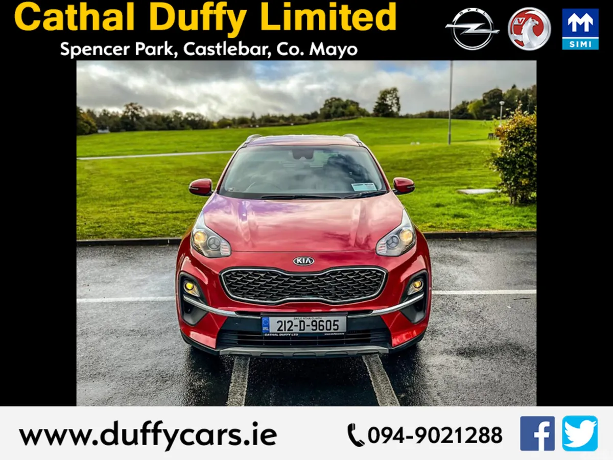 Kia Sportage MPV, Diesel, 2021, Red