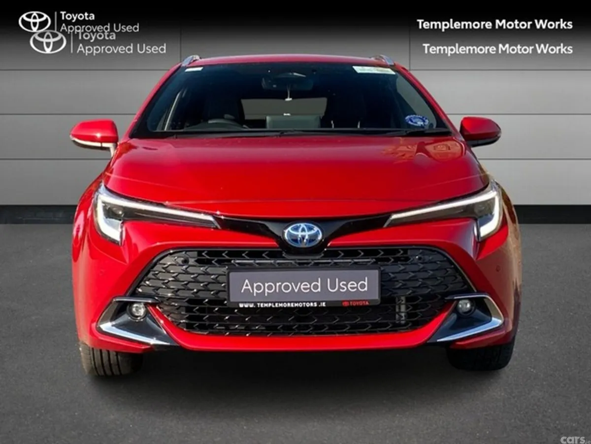 Toyota Corolla Estate, Petrol Hybrid, 2024, Red