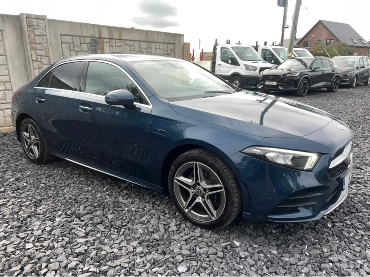 Mercedes-Benz A-Class Saloon, Petrol Hybrid, 2020, Blue