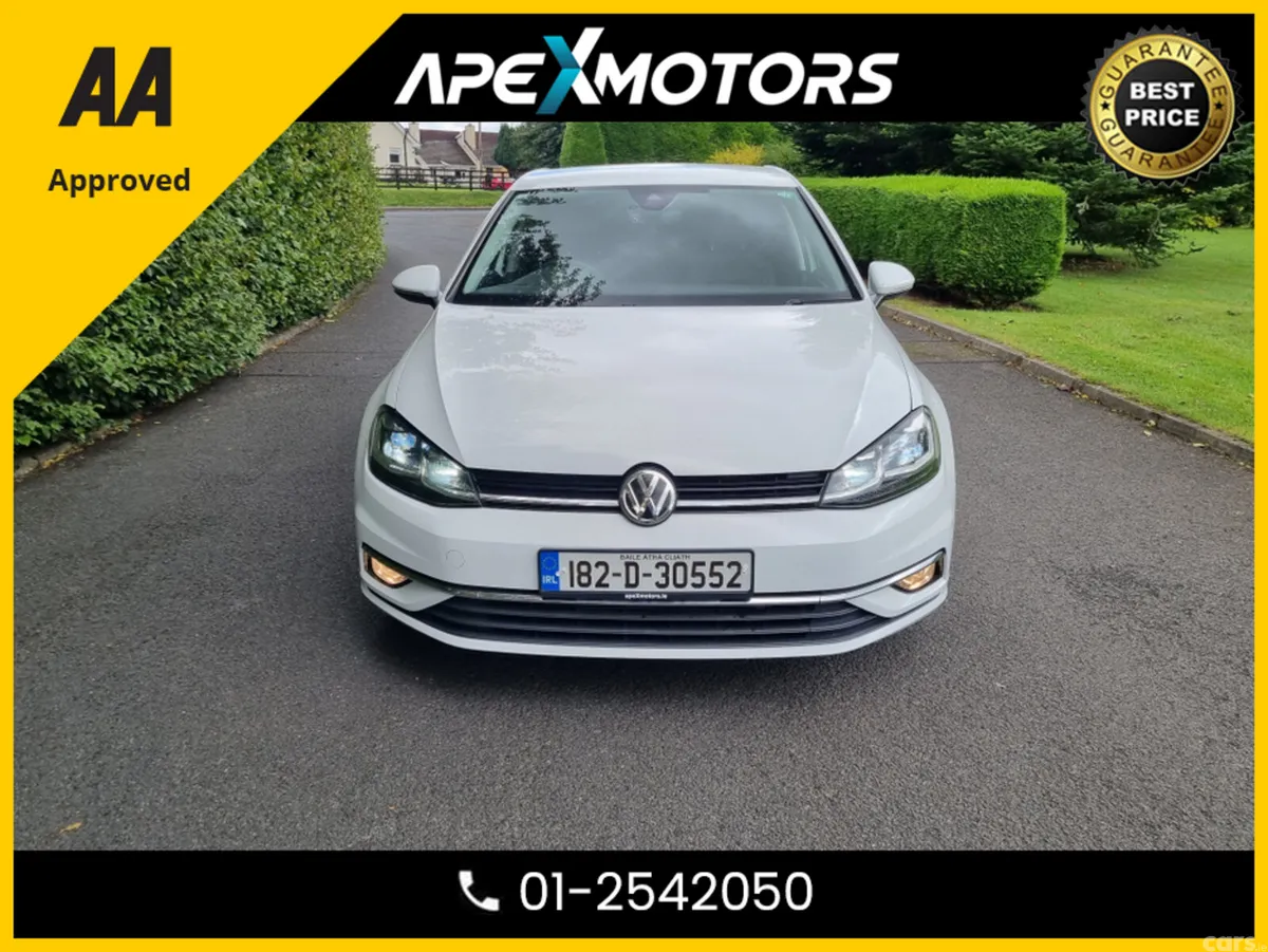 Volkswagen Golf Hatchback, Petrol, 2018, White