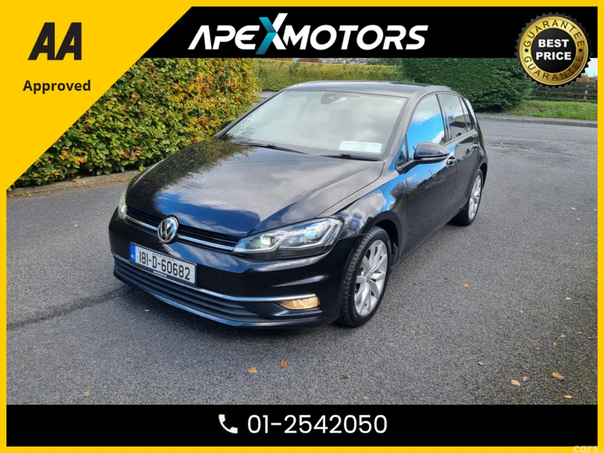 Volkswagen Golf Hatchback, Petrol, 2018, Black