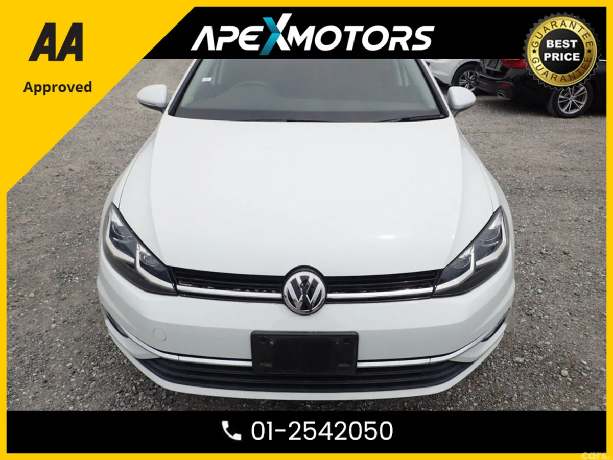 Volkswagen Golf Hatchback, Petrol, 2018, White