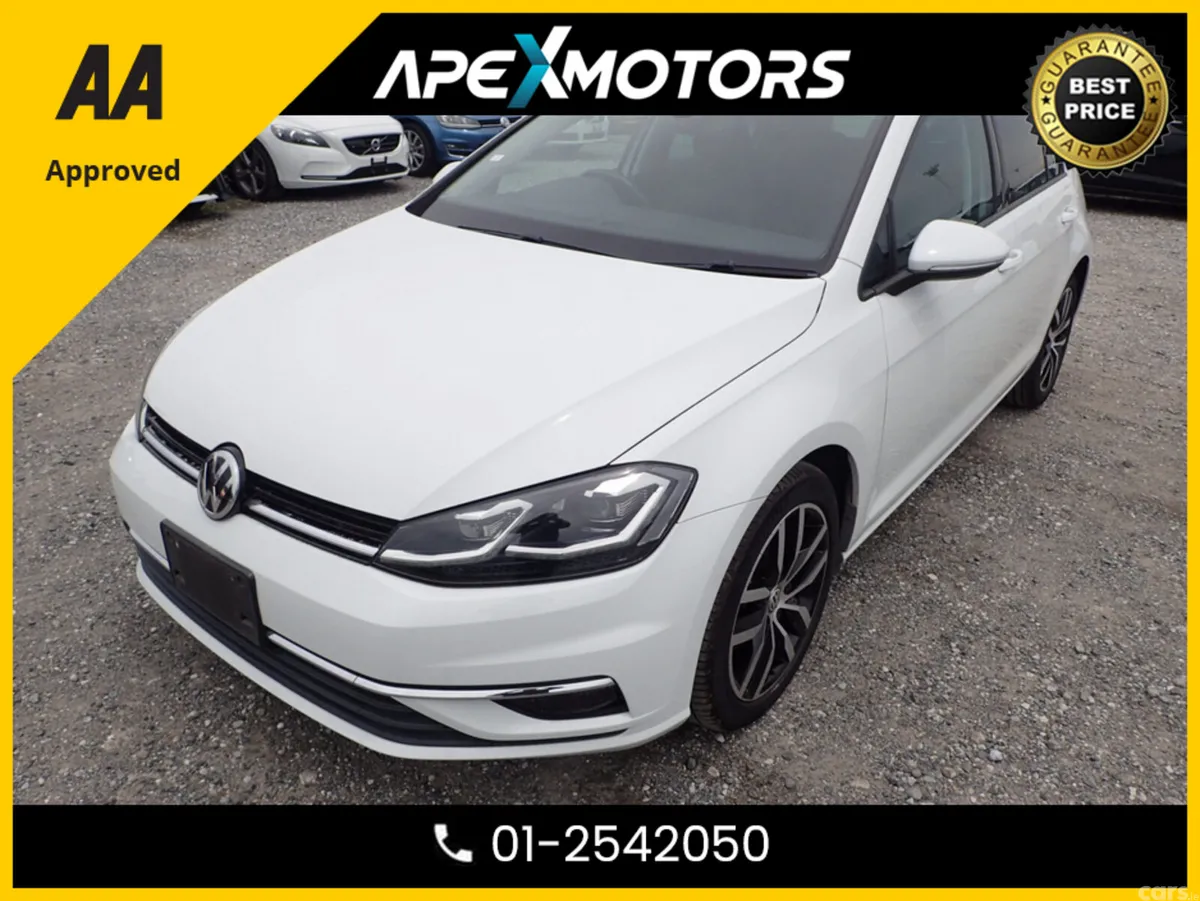 Volkswagen Golf Hatchback, Petrol, 2018, White