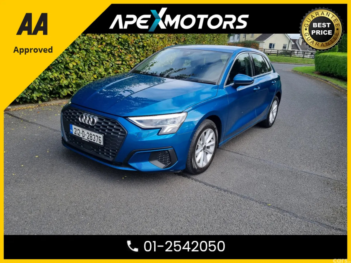 Audi A3 Hatchback, Petrol, 2021, Blue