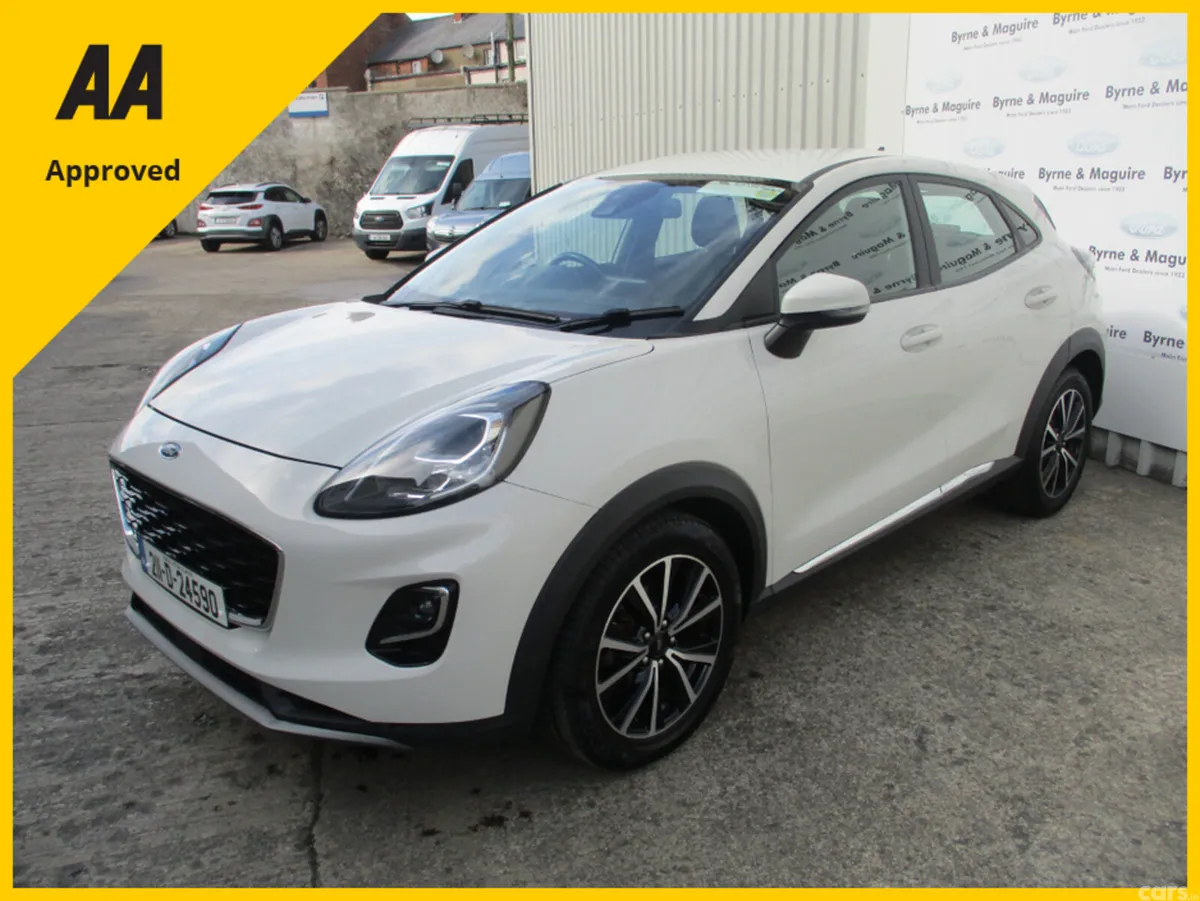 Ford Puma MPV, Petrol Hybrid, 2021, White