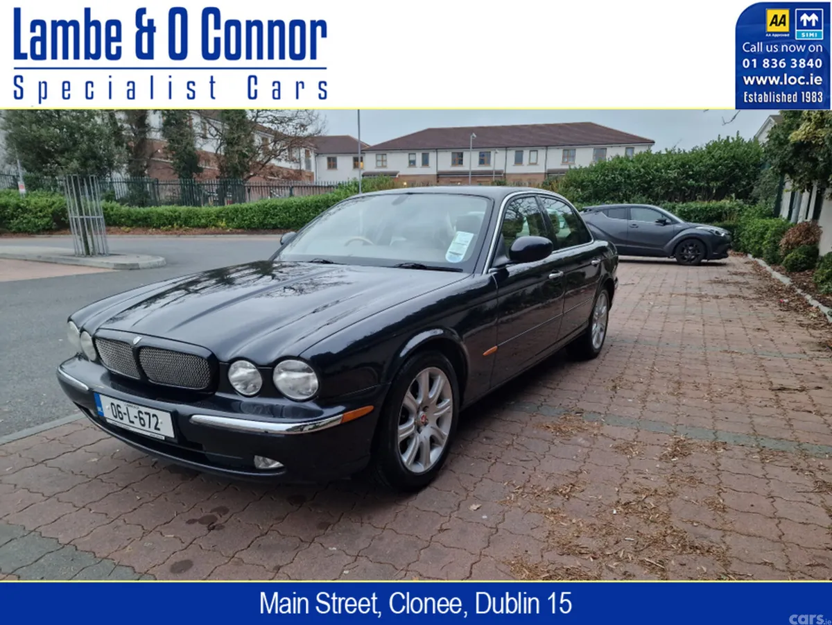 Jaguar XJ Saloon, Petrol, 2006, Black