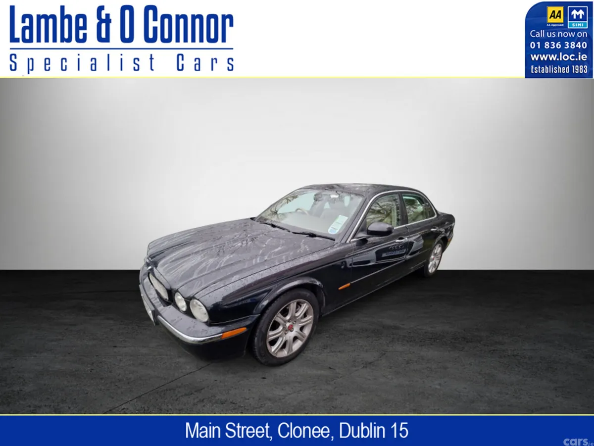 Jaguar XJ Saloon, Petrol, 2006, Black