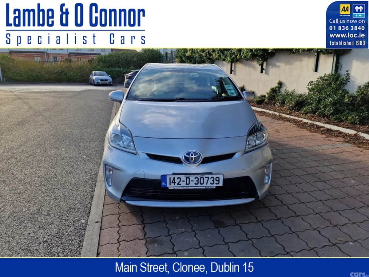 Toyota Prius Hatchback, Petrol Hybrid, 2014, Silver