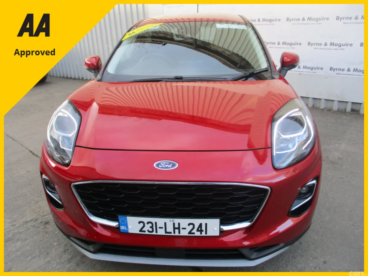 Ford Puma MPV, Petrol Hybrid, 2023, Red