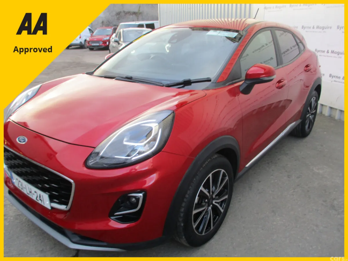 Ford Puma MPV, Petrol Hybrid, 2023, Red