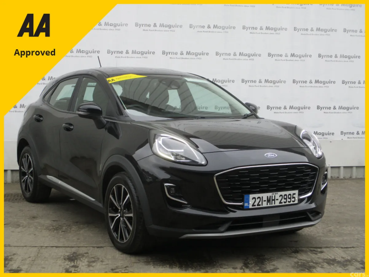 Ford Puma MPV, Petrol Hybrid, 2022, Black