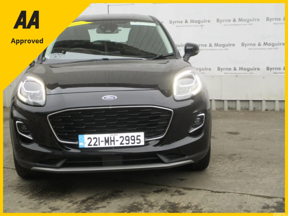 Ford Puma MPV, Petrol Hybrid, 2022, Black