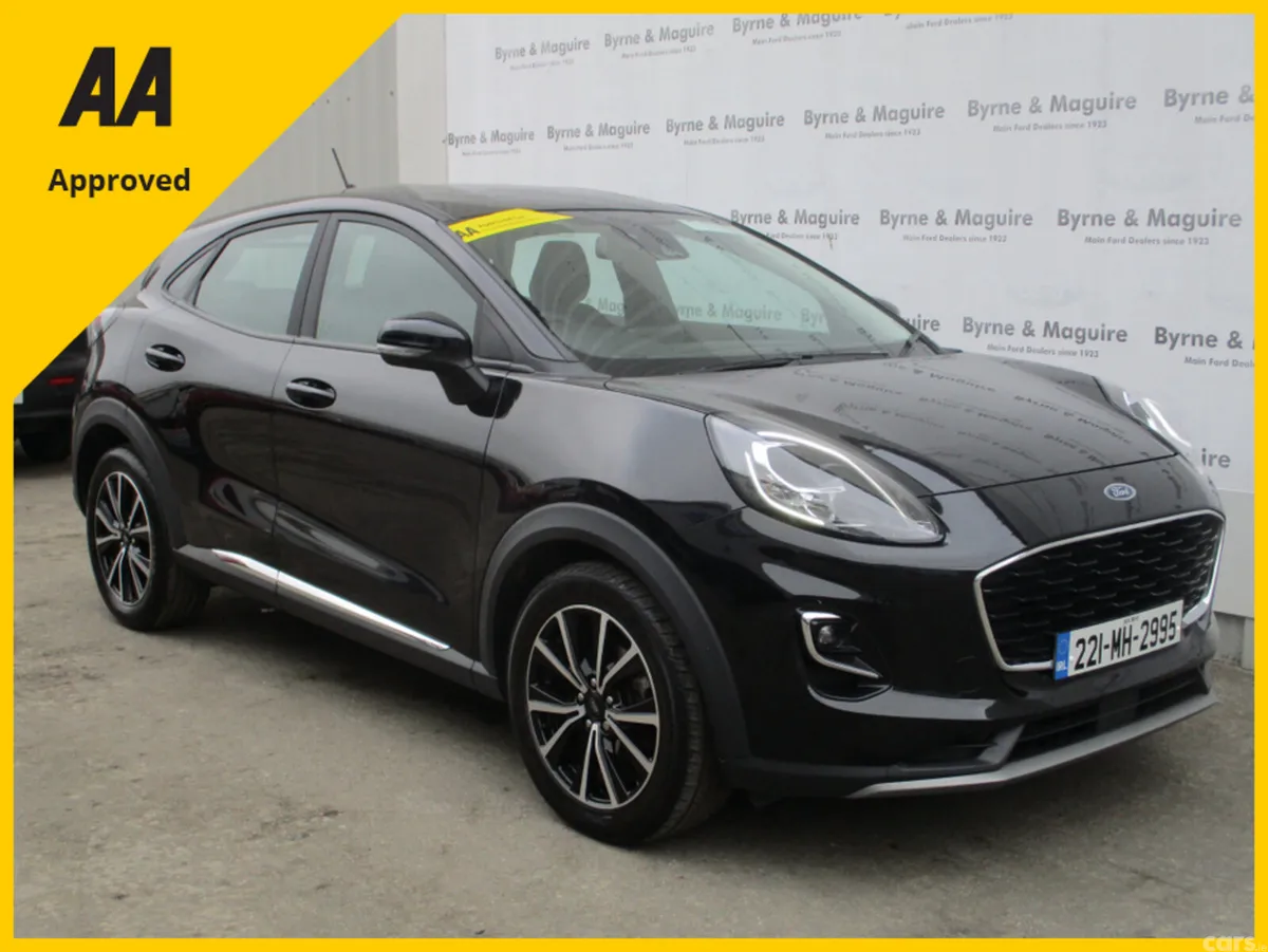 Ford Puma MPV, Petrol Hybrid, 2022, Black