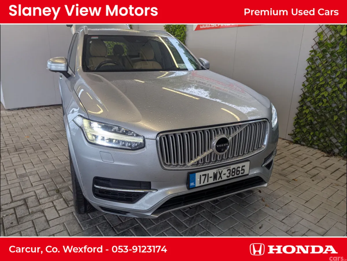 Volvo XC90 Estate, Petrol Plug-in Hybrid, 2017, Silver