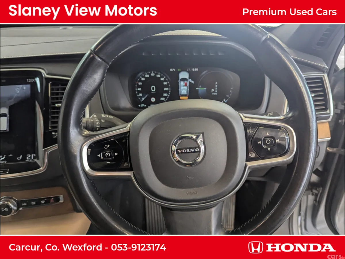 Volvo XC90 Estate, Petrol Plug-in Hybrid, 2017, Silver