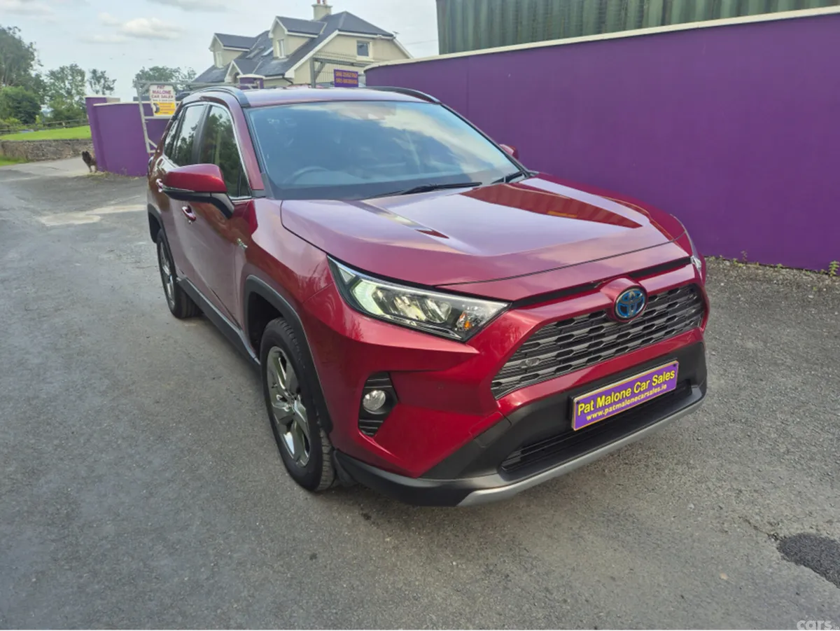 Toyota RAV4 Estate, Petrol Hybrid, 2021, Red
