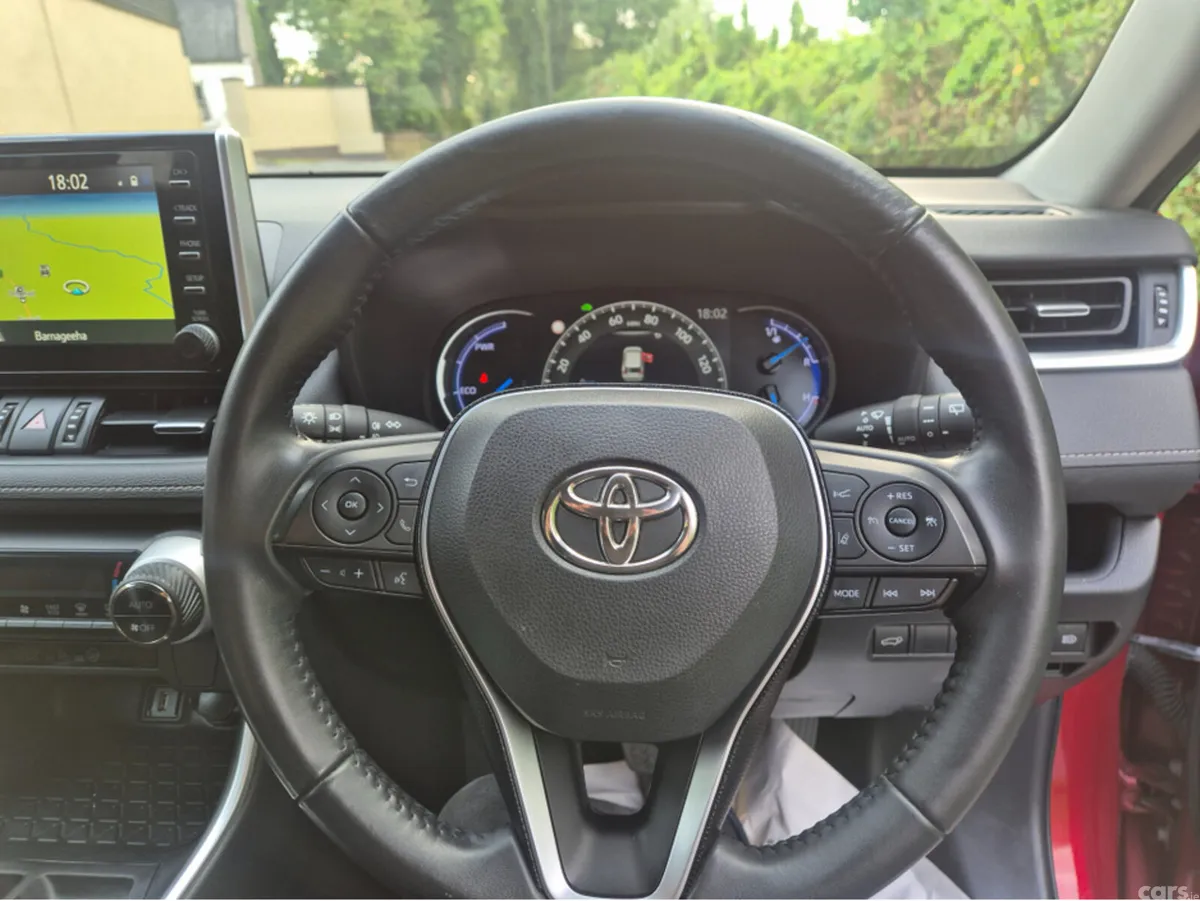 Toyota RAV4 Estate, Petrol Hybrid, 2021, Red