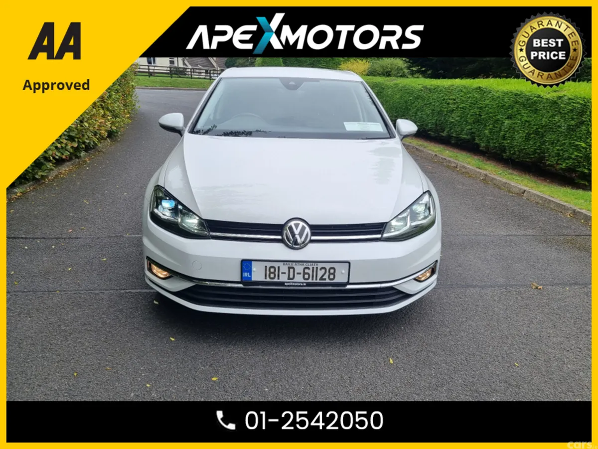 Volkswagen Golf Hatchback, Petrol, 2018, White