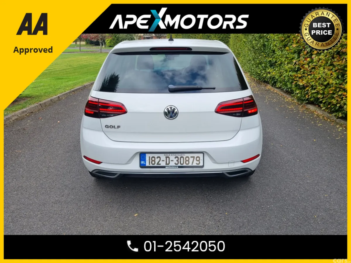 Volkswagen Golf Hatchback, Petrol, 2018, White