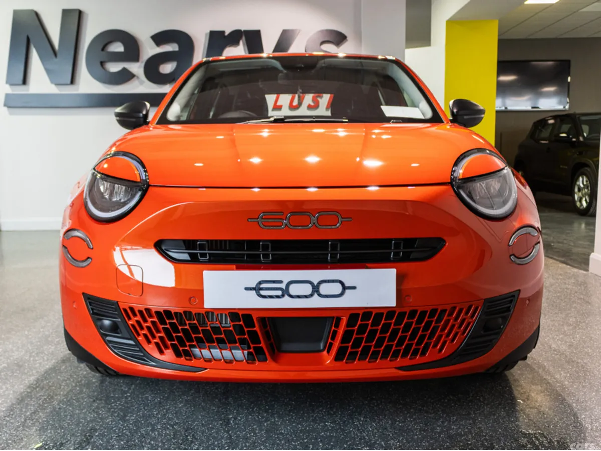 Fiat 600 Hatchback, Petrol Hybrid, 2026, Orange