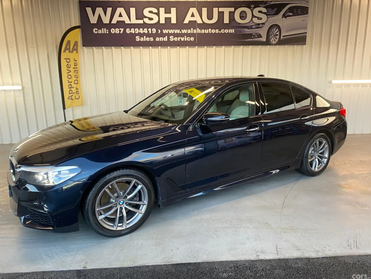 BMW 5-Series Saloon, Diesel, 2018, Black