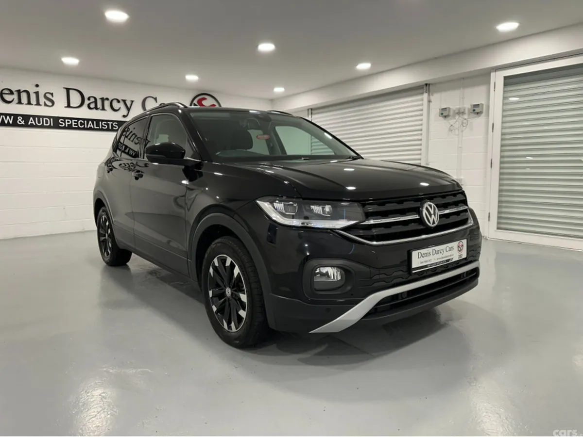 Volkswagen T-Cross Hatchback, Petrol, 2020, Black