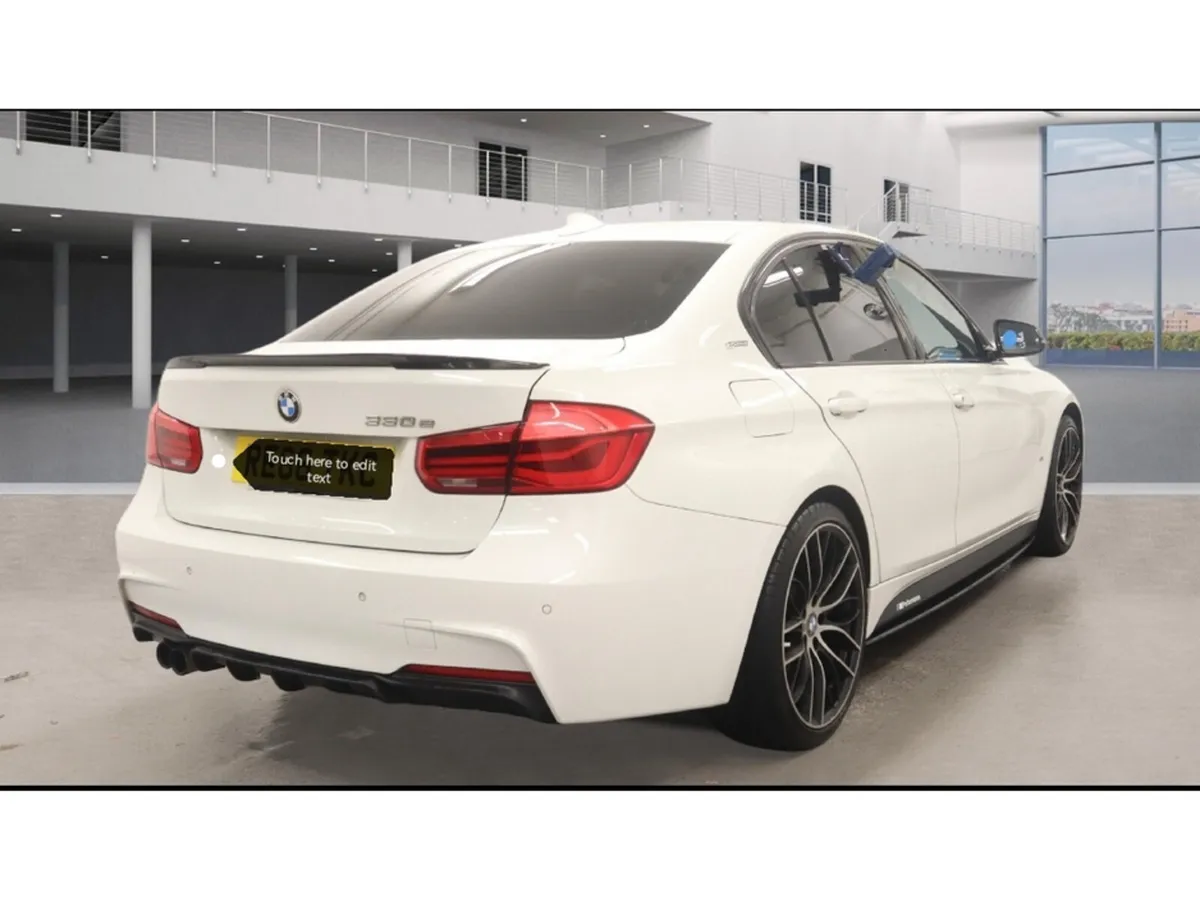 BMW 3-Series Saloon, Petrol Hybrid, 2016, White