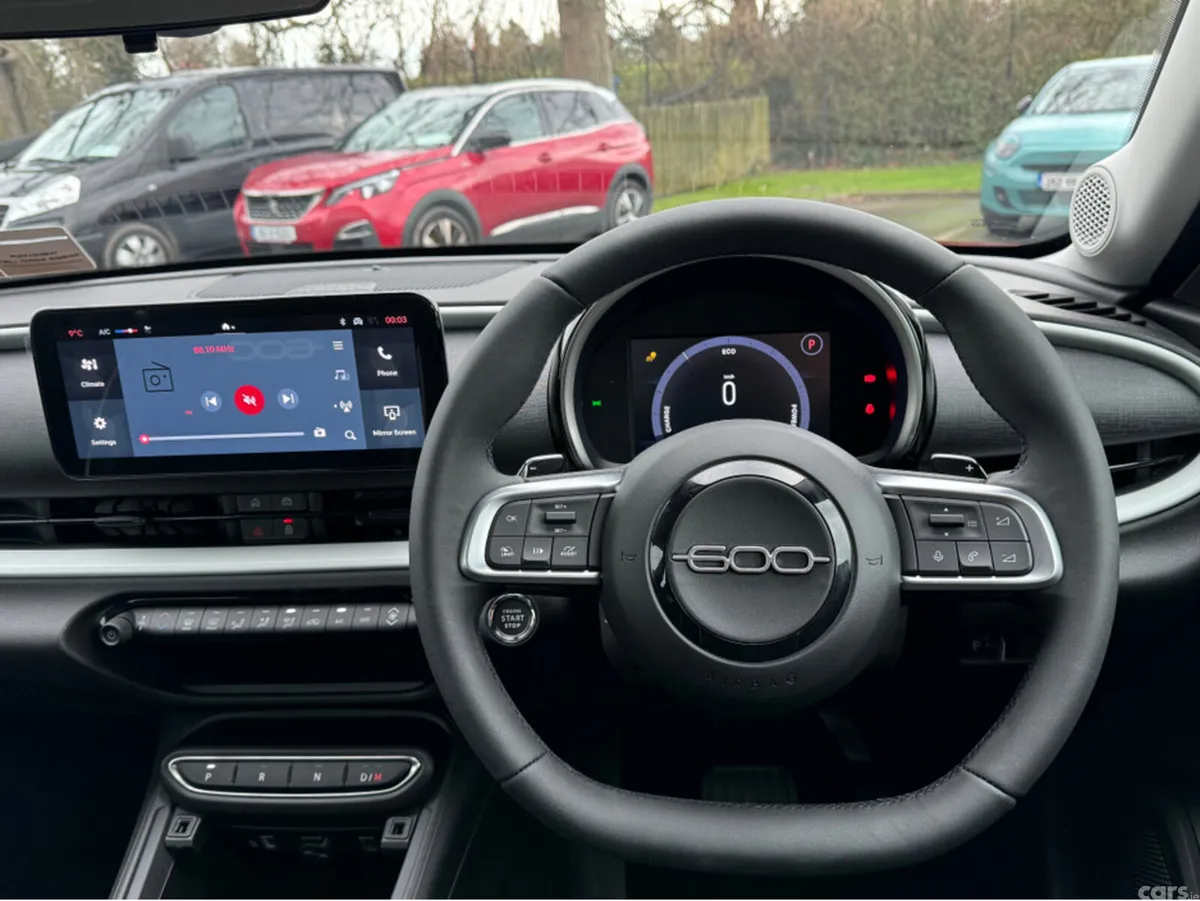 Fiat 600 SUV, Petrol Hybrid, 2026, Red
