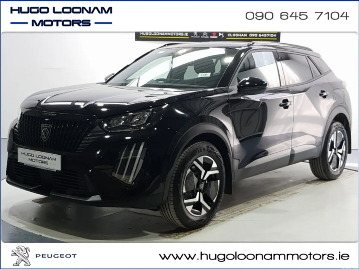 Peugeot 2008 SUV, Petrol Hybrid, 2026, Black