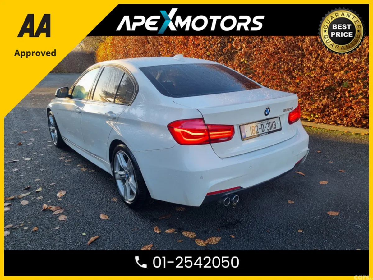 BMW 3-Series Saloon, Diesel, 2018, White