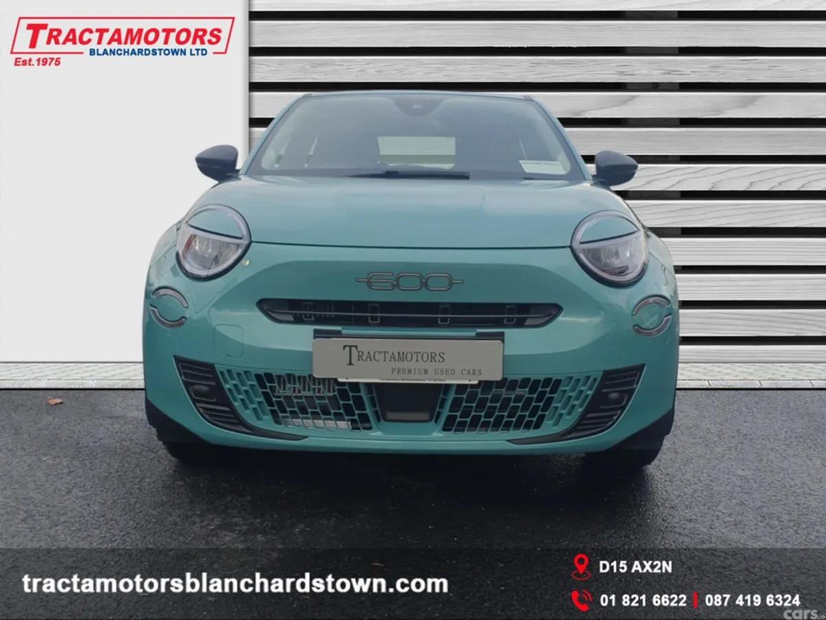 Fiat 600 Hatchback, Petrol Hybrid, 2026, Blue