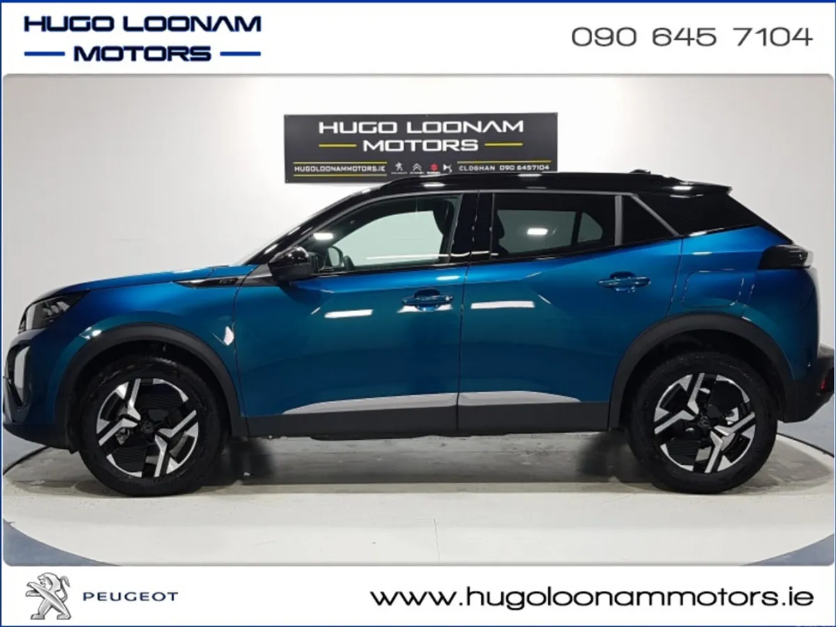 Peugeot 2008 SUV, Petrol Hybrid, 2026, Blue
