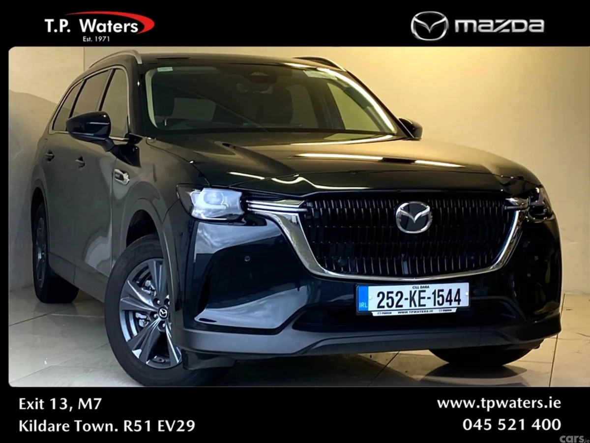 Mazda CX-80 MPV, Petrol Plug-in Hybrid, 2025, Black