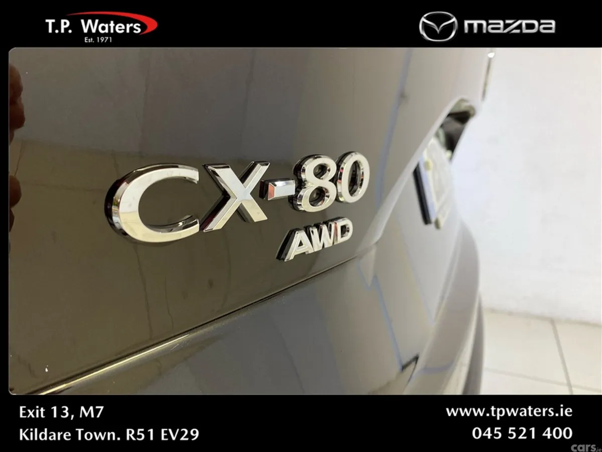 Mazda CX-80 MPV, Petrol Plug-in Hybrid, 2025, Black