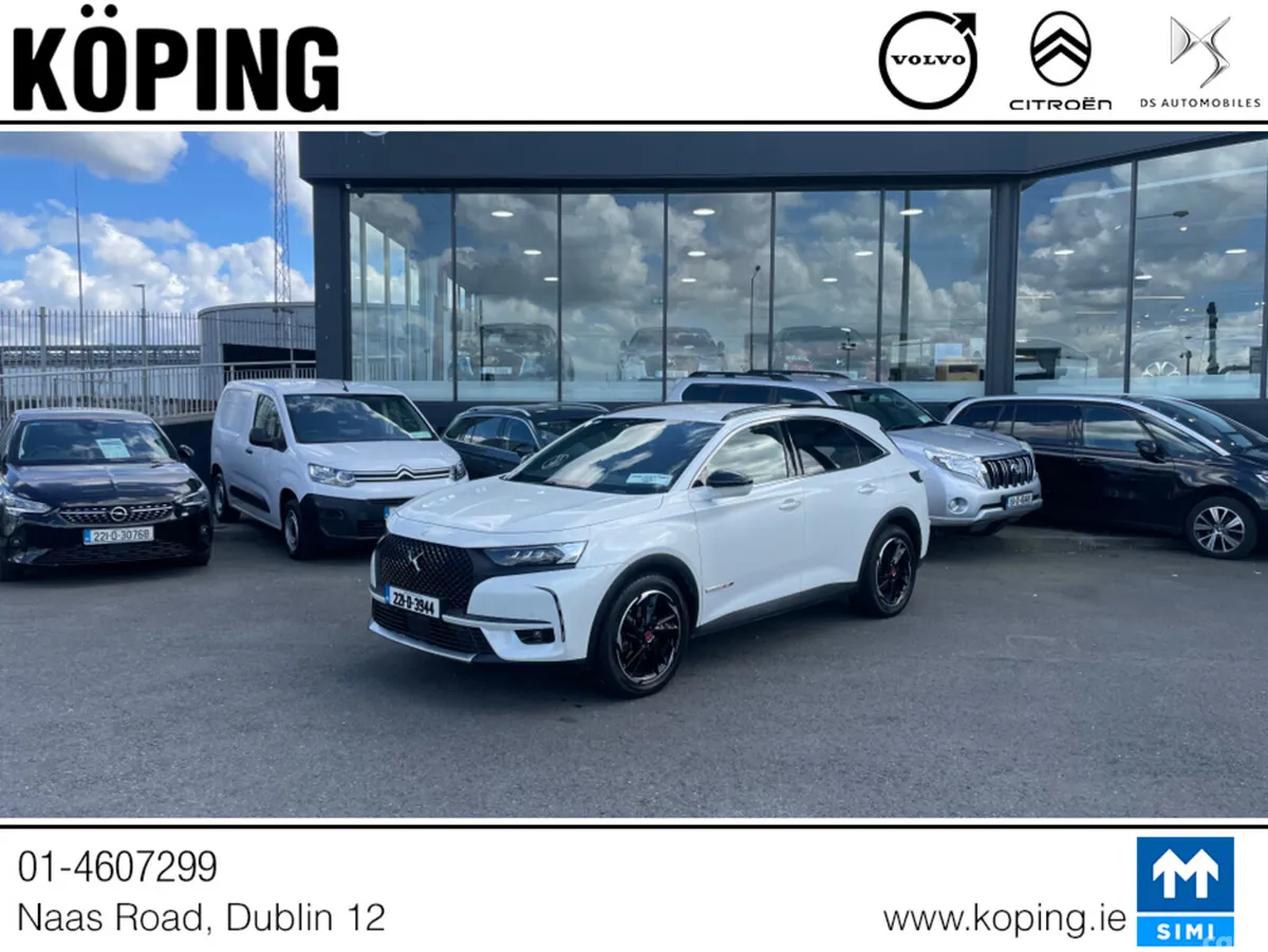 DS Automobiles DS 7 Crossback MPV, Petrol Plug-in Hybrid, 2022, White